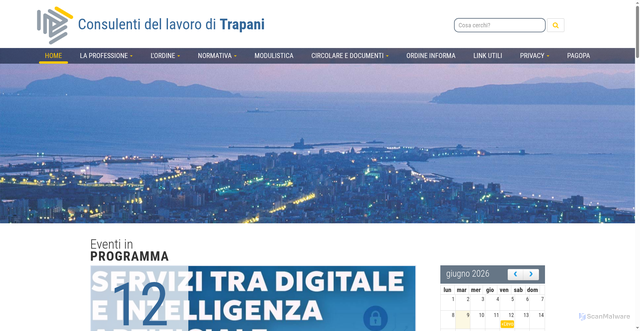 Security scan screenshot of https://www.consulentidellavoro.tp.it