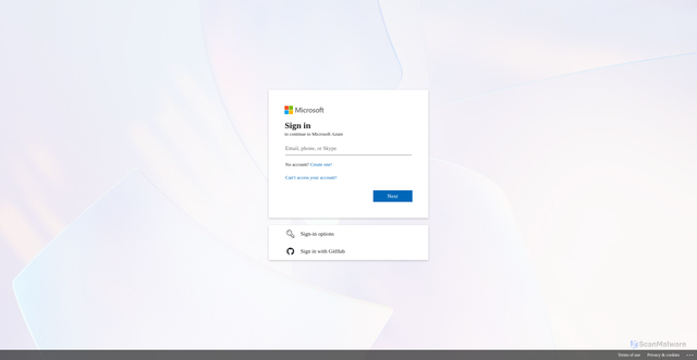Security scan screenshot of https://enterpriseenrollment.squiz.net