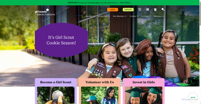 Security scan screenshot of https://www.gsdakotahorizons.org