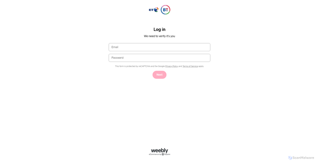 Security scan screenshot of https://bt-109575.weeblysite.com/