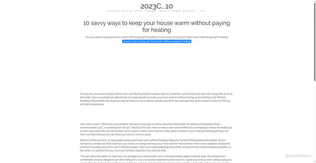 Security scan screenshot of https://cakrawalapixellab-dpet3uwhks0r.edgeone.app/10-savvy-ways-to-keep-your-house-warm-without-paying-for-heating.html