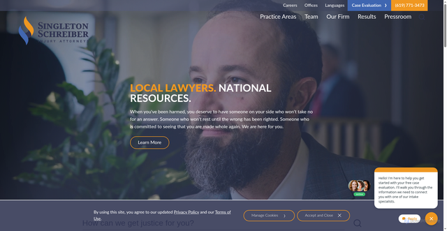 Security scan screenshot of https://www.singletonschreiber.com/