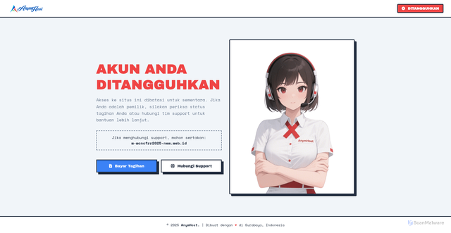 Security scan screenshot of https://w-wcncfrr2025-new.web.id/