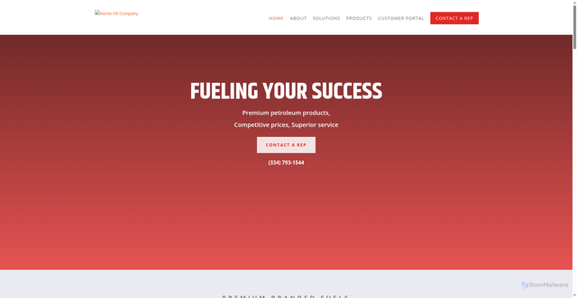 Security scan screenshot of https://www.homeoilco.com/