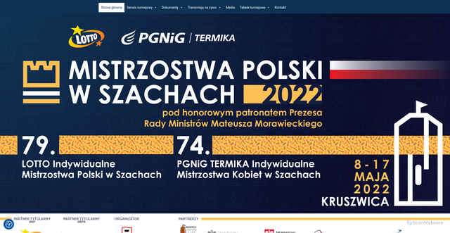 Security scan screenshot of https://mp2022.pzszach.pl