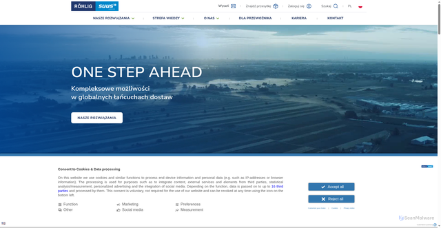 Security scan screenshot of https://suus.com