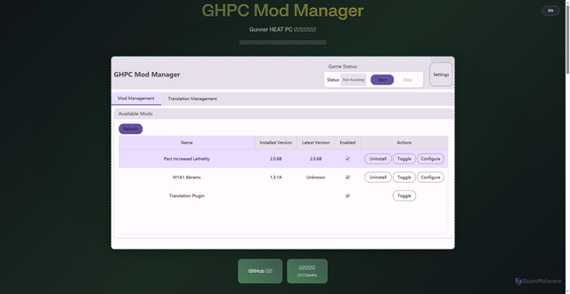 Security scan screenshot of https://ghpcmmweb-3sqatpy4bp.edgeone.app/