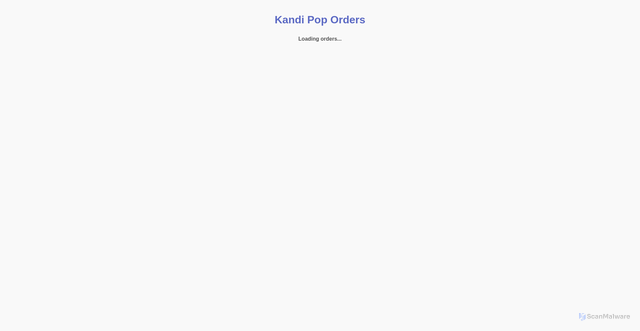 Security scan screenshot of https://kandi-orders-vo8r9edr5t.edgeone.app/