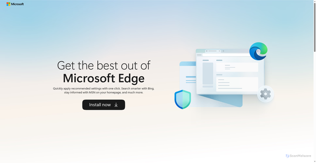 Security scan screenshot of https://browserdefaultspme-c7b2ggf5c7f2dvb2.b02.azurefd.net