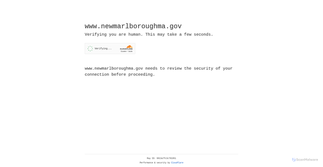 Security scan screenshot of https://www.newmarlboroughma.gov/