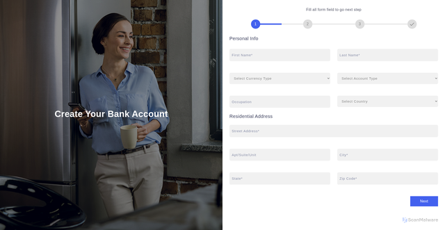 Security scan screenshot of http://secured.myncreds.com/signup