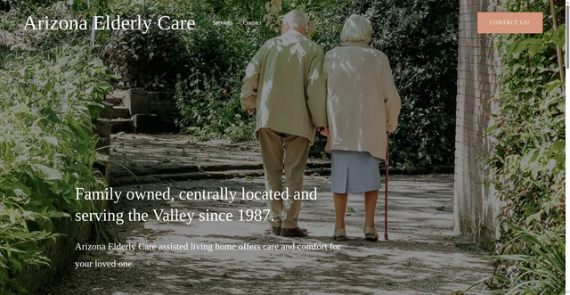 Security scan screenshot of https://www.azelderlycare.com/