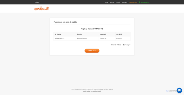 Security scan screenshot of https://climbwest.com.au/oktii/servicio.html
