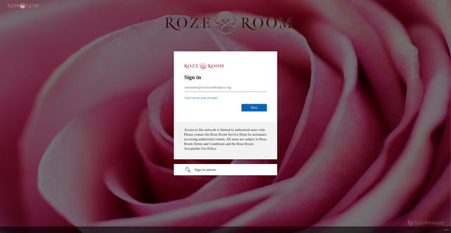 Security scan screenshot of https://roze.freshservice.com
