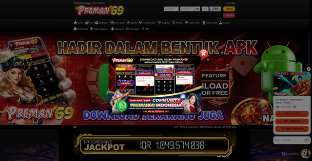 Security scan screenshot of http://ndx-preman69pro.life/