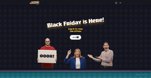 Security scan screenshot of https://store.supercell.com/clashroyale?voucher=57bcacbd-1d7e-4213-adf4-10d12ee19afe&boost=vadowki