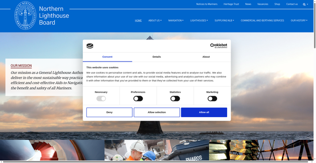 Security scan screenshot of https://www.nlb.org.uk/