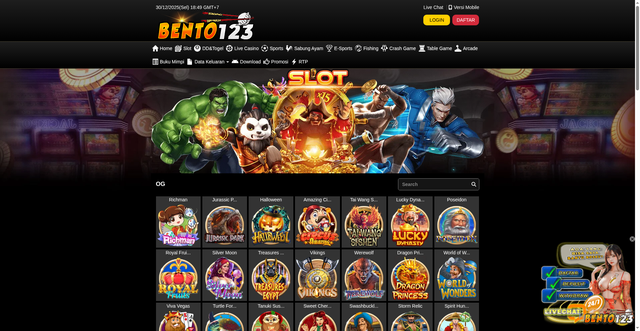 Security scan screenshot of https://playndx-bento123.xyz/desktop/game/slot/og