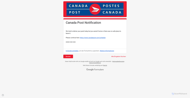 Security scan screenshot of https://forms.gle/s5FS9GLERtw5XSGw7