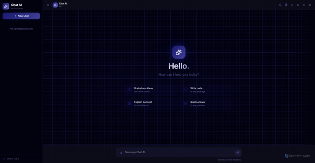 Security scan screenshot of https://chatai-epand-mikbdoow1s.edgeone.app/