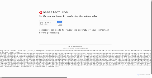 Security scan screenshot of https://oemselect.com