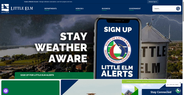 Security scan screenshot of https://littleelm.gov/