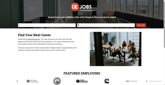 Security scan screenshot of https://de.jobsyn.org