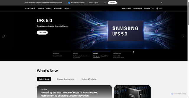 Security scan screenshot of 684dd330.akstat.io