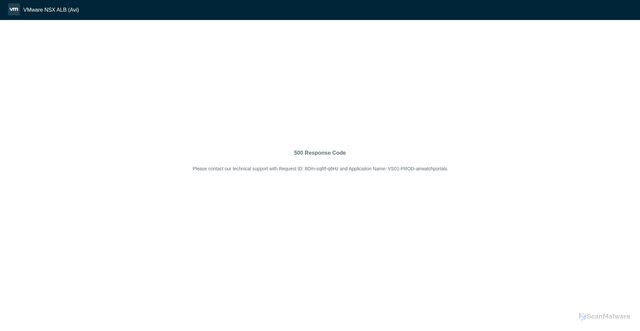Security scan screenshot of https://us09-prod-grp1.airwatchportals.com