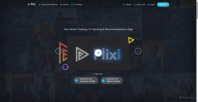 Security scan screenshot of https://flixi.com