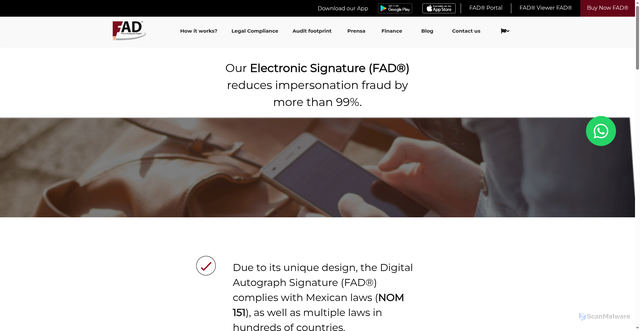 Security scan screenshot of https://firmaautografa.com