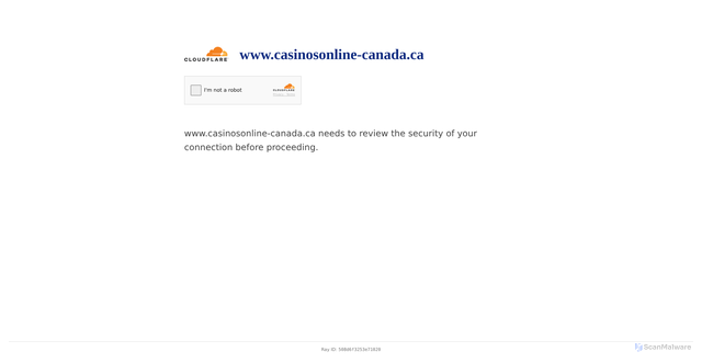 Security scan screenshot of https://casinosonline-canada.ca