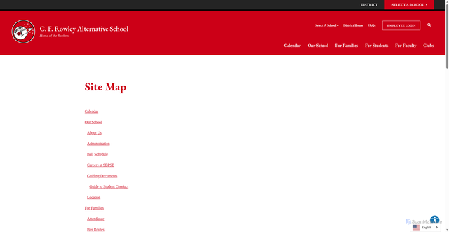 Security scan screenshot of https://cfr.sbpsb.org/site-map