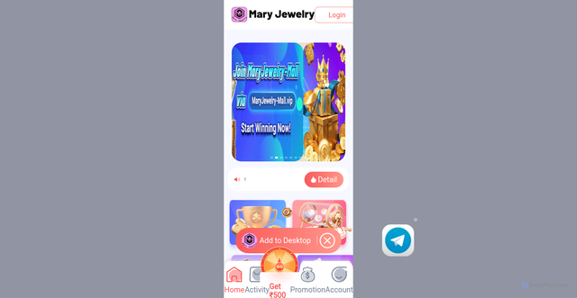 Security scan screenshot of https://omnihub9.com/