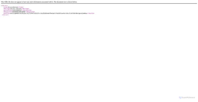 Security scan screenshot of https://www.google.com/url?q=https://s3.us-east-2.amazonaws.com/bb-east-4.console.aws.amazon.com004/Blue-index.html%23info@starorganizasyon.com