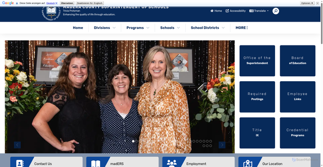 Security scan screenshot of https://www.mcsos.org/