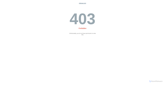 Security scan screenshot of https://clubsoar.com