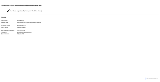 Security scan screenshot of https://pac.hybrid-web.global.forcepoint.net