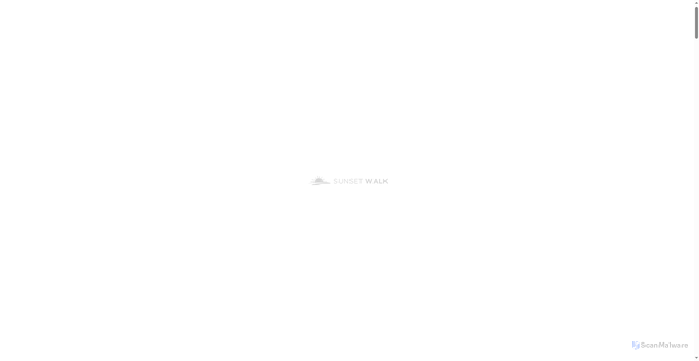 Security scan screenshot of https://sunsetwalk.com/