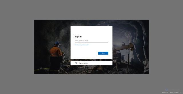 Security scan screenshot of https://it4-my.sharepoint.com