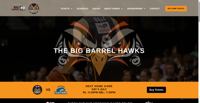 Security scan screenshot of https://hawks.org.nz/