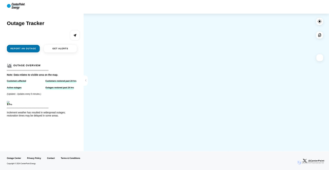 Security scan screenshot of https://origin-gis.centerpointenergy.com/origin_otr/