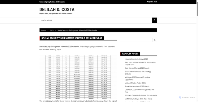 Security scan screenshot of https://delilahdcosta.pages.dev/wdbh-social-security-ssi-payment-schedule-2025-calendar-photos-goxzbfm/