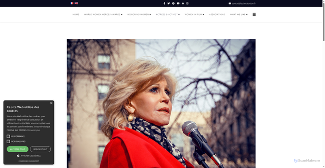 Security scan screenshot of https://adamatoulon.com/en/actress-activist/jane-fonda