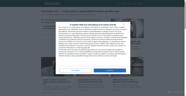 Security scan screenshot of https://www.fsclf.it