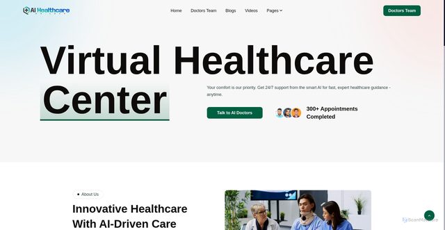 Security scan screenshot of https://softmarketingservices.com/_wildcard_.aihealthcarebuilder.com/