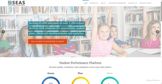 Security scan screenshot of https://seasweb.net