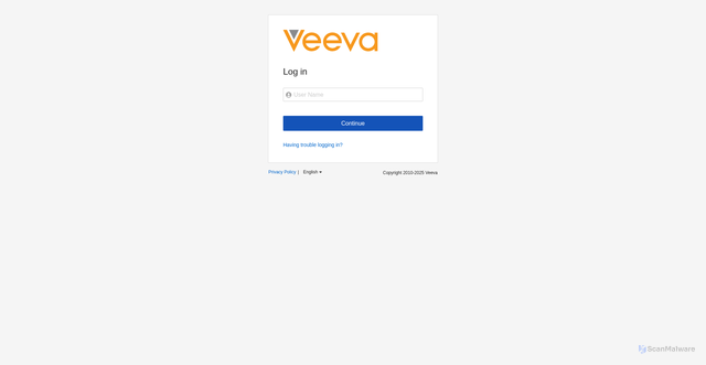 Security scan screenshot of https://bmrn-submissions.veevavault.com