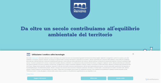 Security scan screenshot of https://www.bonificarenana.it/