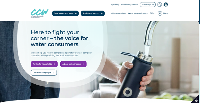 Security scan screenshot of https://www.ccw.org.uk/